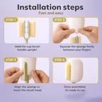 5-in-1 Flower Cup Cleaning Brush – Deep Clean, Zero Dead Angles