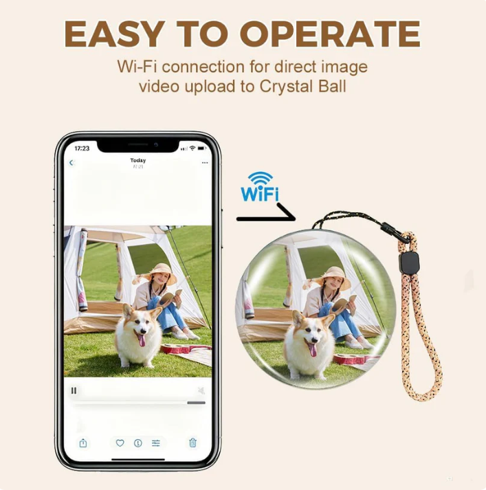 Magic Crystal Orb™-Video playing orb memory