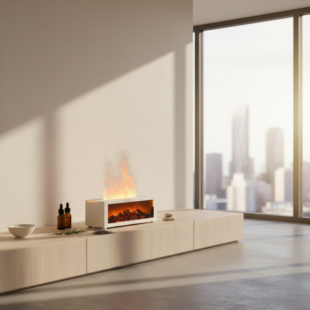 Flame Home Aromatherapy Diffuser - Essential Oil Humidifier