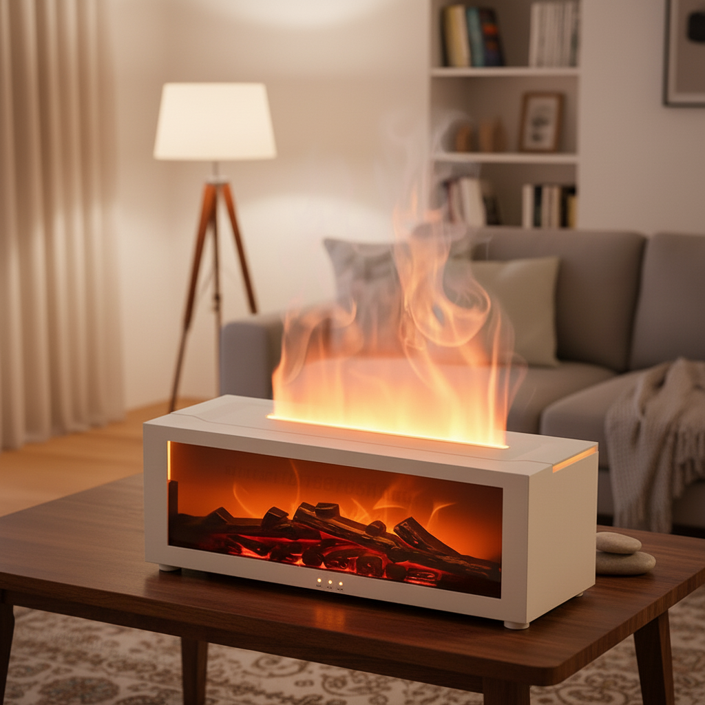 Flame Home Aromatherapy Diffuser - Essential Oil Humidifier